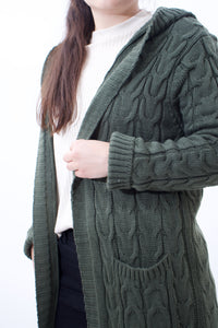 Langer Strick Cardigan ONESIZE