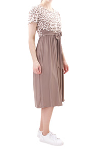 Midikleid mit Animalprint