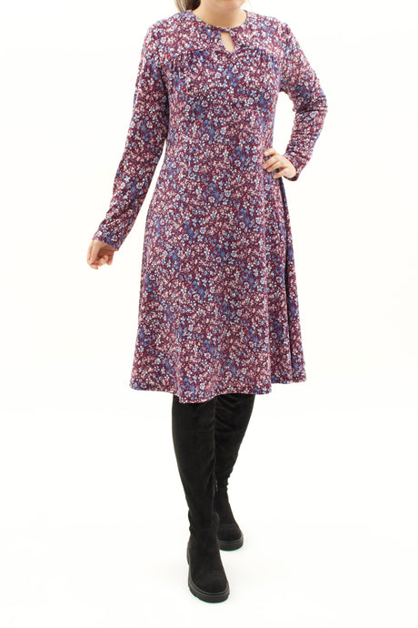 A-Linie Kleid mit Blumenprint 40+