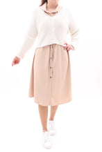Laden Sie das Bild in den Galerie-Viewer, Kurzer Cardigan Strickjacke Weiß ONESIZE
