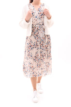 Laden Sie das Bild in den Galerie-Viewer, Kurzer Cardigan Strickjacke Weiß ONESIZE