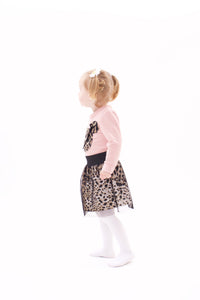 Zweiteiler Leopardenmuster