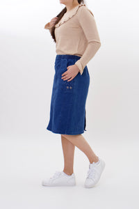 Jeansrock mit Gummibund