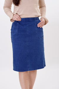 Jeansrock mit Gummibund