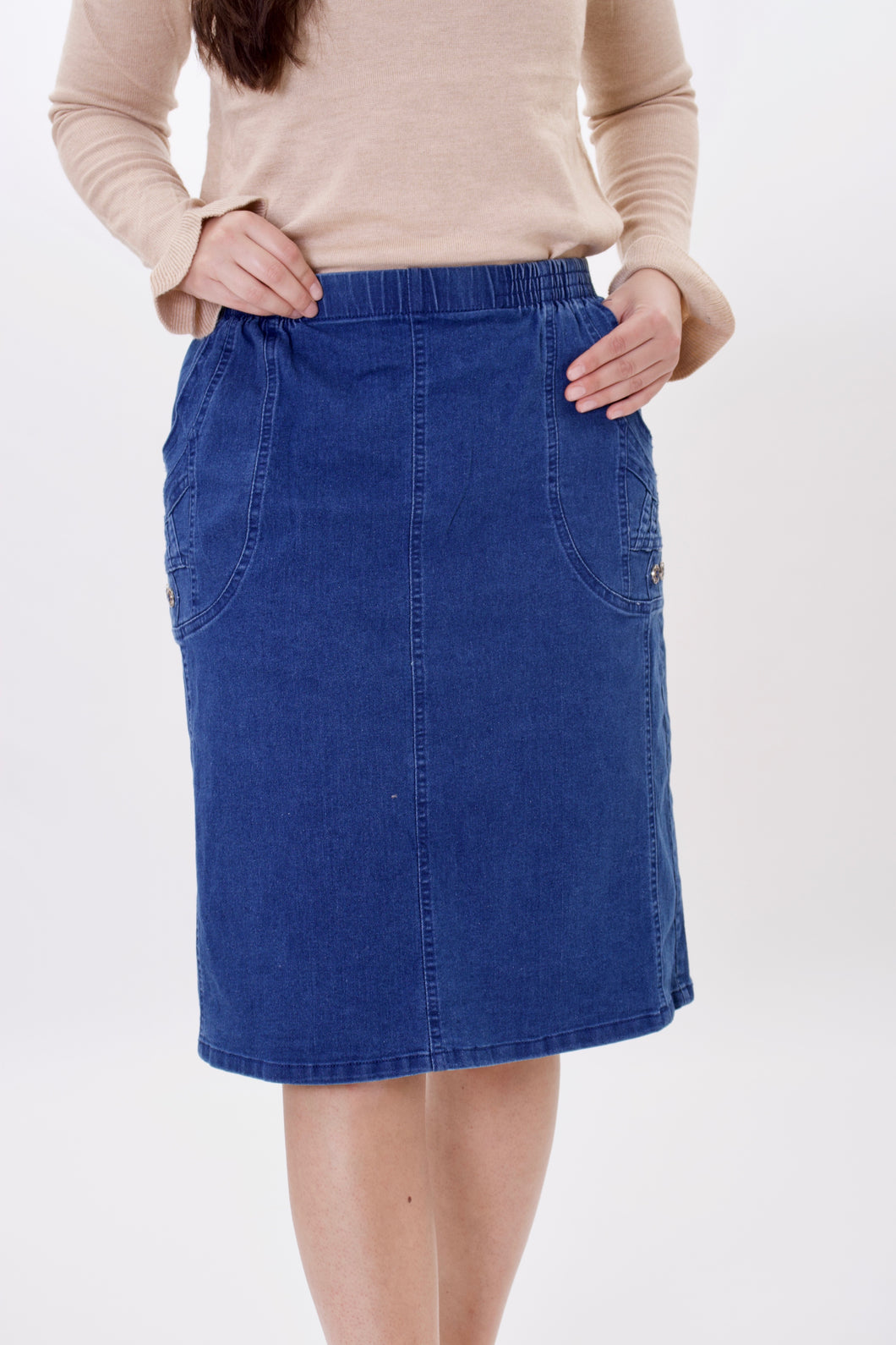 Jeansrock mit Gummibund