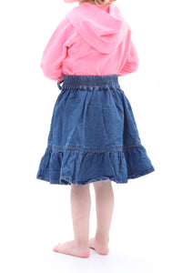 Mädchen Jeansrock Blau