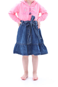 Mädchen Jeansrock Blau