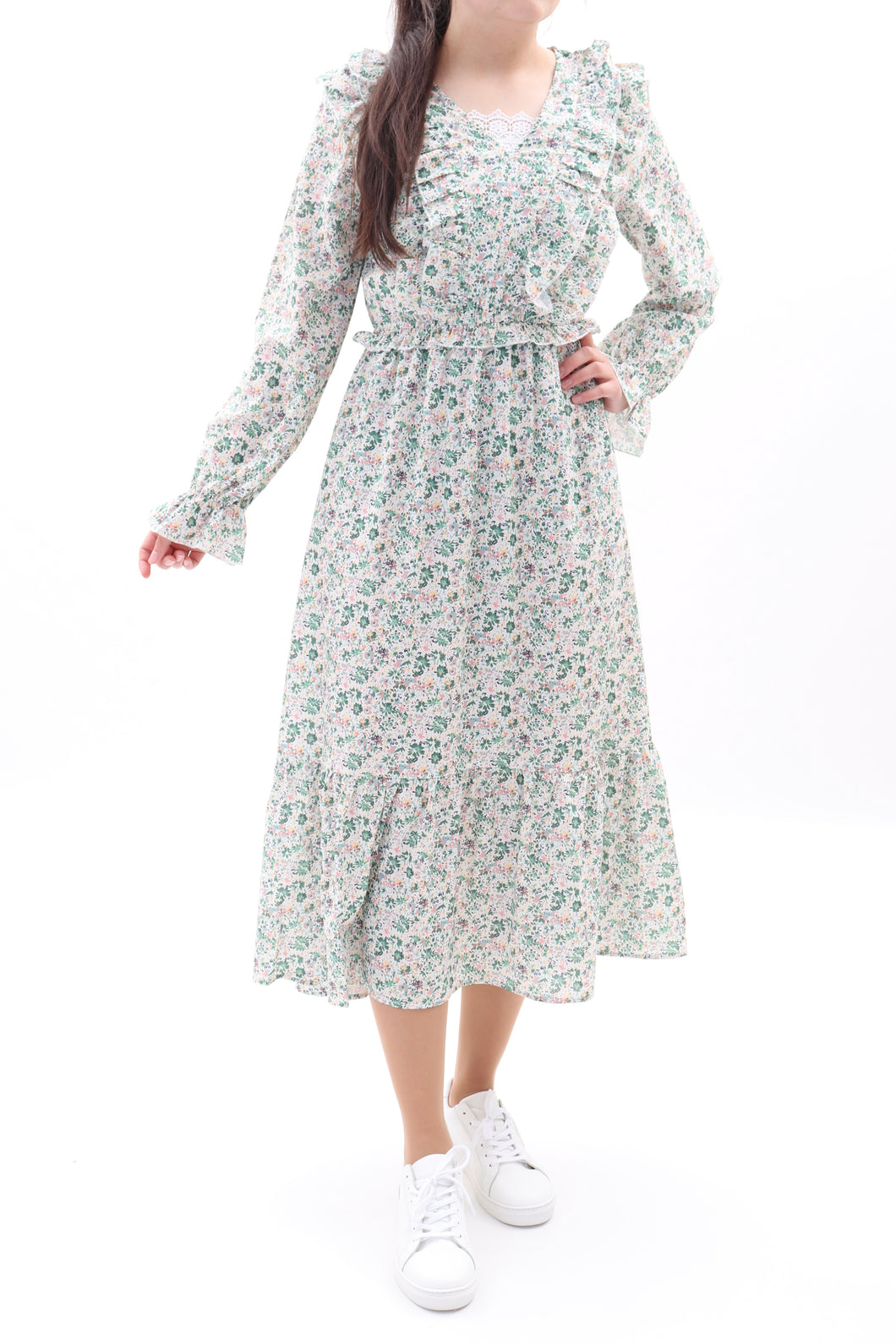 Verspieltes Rüschenkleid