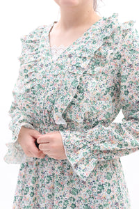 Verspieltes Rüschenkleid